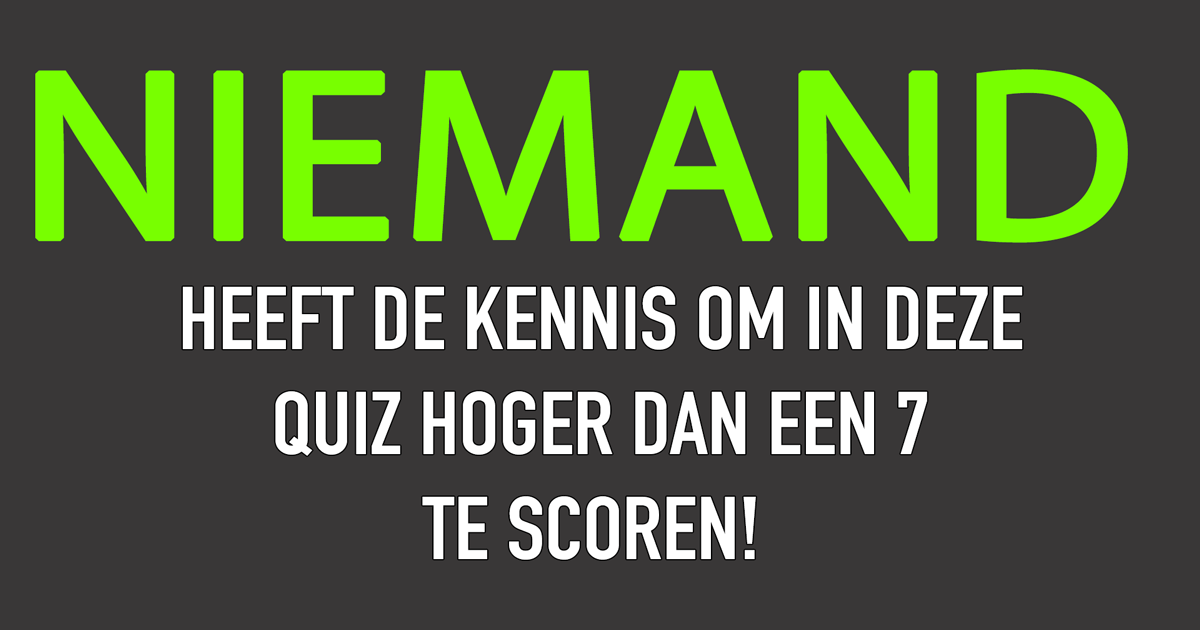 Quiz Algemene Kennis
